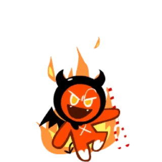 😈 emoji Devil Cookie! Telegram sticker 14 of 31