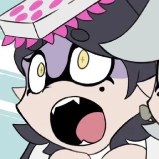 😨 emoji Splatoon memes Telegram sticker 22 of 84