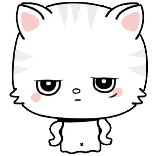 😒 emoji Kitty (by @R_o_o_m) Telegram sticker 18 of 24