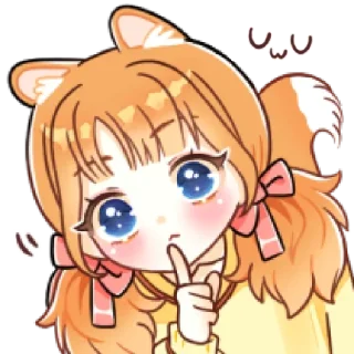 ⭐️ emoji принцесса лися Telegram sticker 14 of 22