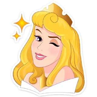 😉 emoji Принцесса Аврора Telegram sticker 6 of 36
