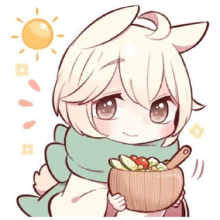 🌞 emoji Зайчик @tg_sticks Telegram sticker 11 of 41