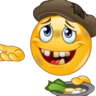 🫥 emoji Даун Telegram sticker 12 of 120
