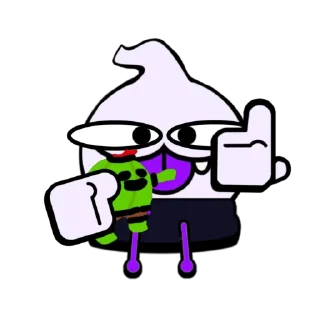 👆 emoji Почему? Telegram sticker 6 of 63
