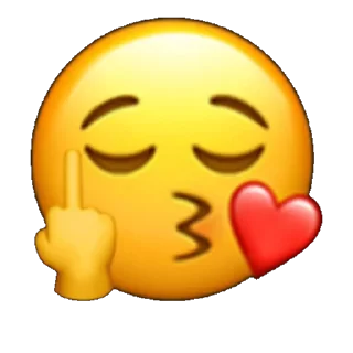 🖕 emoji Poshli na xyu? Telegram sticker 19 of 25