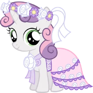 ♥️ emoji @mlpstickers Sweetie Belle Telegram sticker 13 of 60