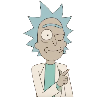 Sticker from Rick & Morty