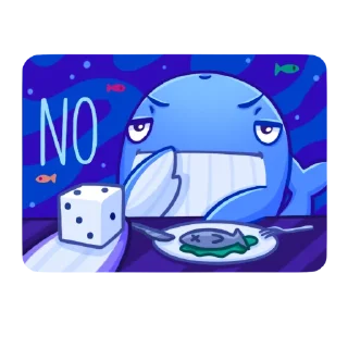 🎲 emoji TON WHALE Telegram sticker 14 of 23