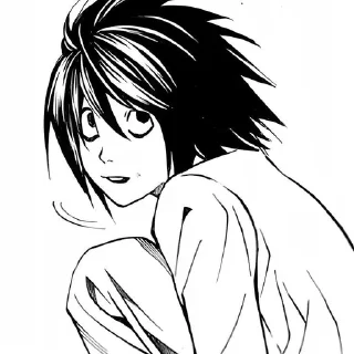 🌟 emoji L Lawliet Telegram sticker 9 of 28