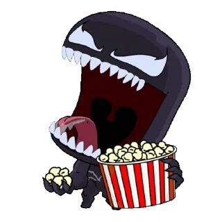 🍿 emoji Venom @stickerstgrm Telegram sticker 4 of 35
