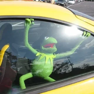 🚕 emoji Кермит от @frogs_anime Telegram sticker 7 of 95