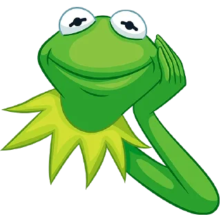 🤡 emoji Кермит Telegram sticker 3 of 40