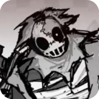 😶 emoji 『 - Slasher - 』 Telegram sticker 14 of 62
