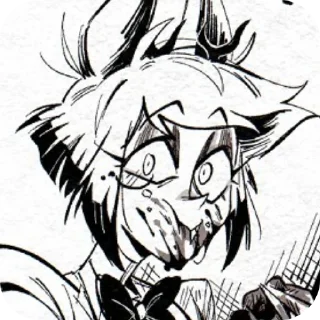 💀 emoji Аластор Манга @k1rm9 Telegram sticker 18 of 45