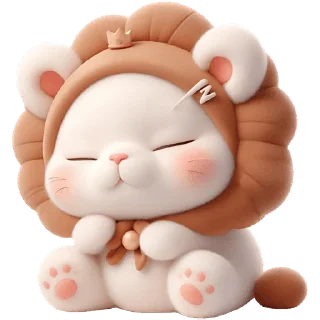 😴 emoji Котята-львята @Nyasticks Telegram sticker 11 of 41