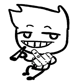 🖕 emoji Кривой-Петросян🕳 Telegram sticker 16 of 32