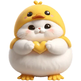 🫶 emoji Пушистые утята @Nyasticks Telegram sticker 15 of 33