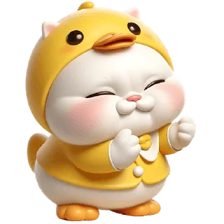 ✊ emoji Пушистые утята @Nyasticks Telegram sticker 23 of 33