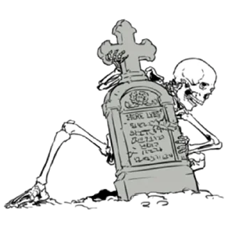 ⚰️ emoji Груда костей 7 @nyasticks Telegram sticker 14 of 20