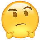 🤔 emoji Hmm Telegram sticker 22 of 49