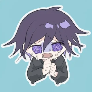😭 emoji 🍬 Кагебоны няшатся 🍬 Telegram sticker 19 of 109