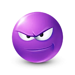 🤩 emoji Purple Emoji • @TgStickery Telegram sticker 8 of 94