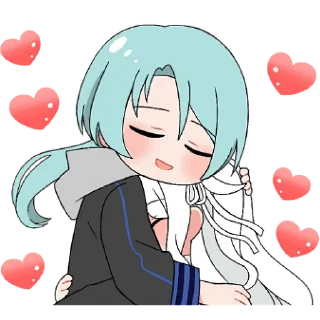 🥰 emoji Дьявол и Ангел-невеста @Nyasticks Telegram sticker 20 of 25
