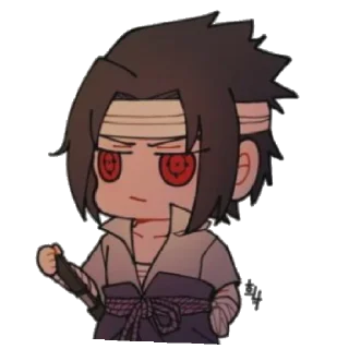 💜 emoji Саске Итачи Telegram sticker 16 of 27