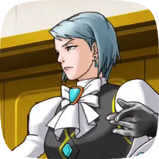 💙 emoji Franziska von Karma 💙| @martakaren Telegram sticker 9 of 16
