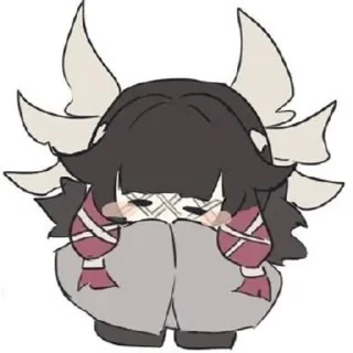 Sticker from Columbine (clear) | @LapshaTheBest