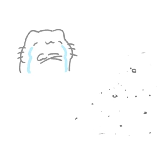 😵 emoji Cat is crying @IMG2D Telegram sticker 17 of 40