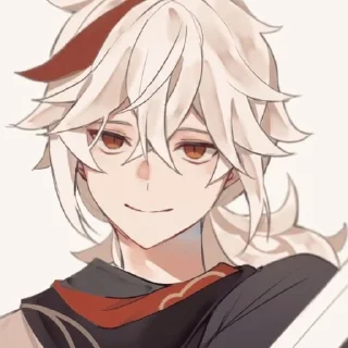 🙂 emoji Казуха Telegram sticker 10 of 45