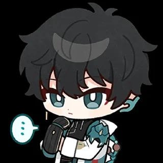 🍁 emoji Dan Heng by @v3nrrl. Telegram sticker 20 of 120