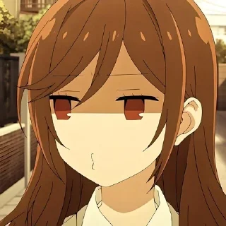😒 emoji Хоримия @anime_sticks Telegram sticker 12 of 36
