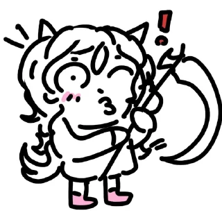 😳 emoji фенечк-сахарочек ^о-о^ Telegram sticker 10 of 23