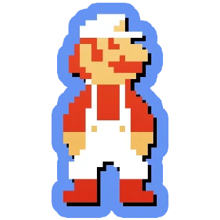 👨‍🦰 emoji MARIO Telegram sticker 8 of 55