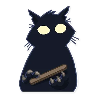 ⏰ emoji Кошмарик - @stickers_vk Telegram sticker 13 of 48