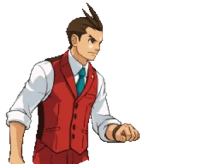 Sticker from I'm Apollo Justice and I'm fine!!!
