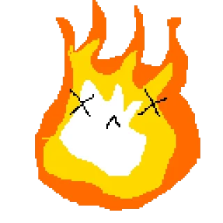 🔥 emoji The white cat Telegram sticker 6 of 18