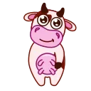 🎁 emoji Коровка (@TgSticker) Telegram sticker 7 of 24