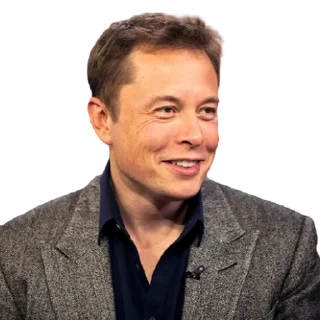 😊 emoji Elon Musk / Илон Маск Telegram sticker 3 of 120