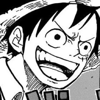 😈 emoji Luffy @anime_sticks Telegram sticker 17 of 30