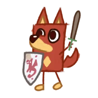 🗡 emoji bluey @usataia_catfish Telegram sticker 13 of 16