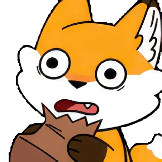 😱 emoji Vicksy Fox Telegram sticker 8 of 55