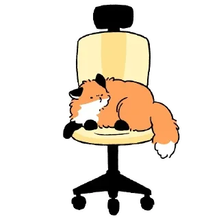 🪑 emoji @foxchannel_ru Numsiri fox Telegram sticker 17 of 90