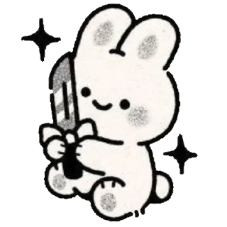 🔪 emoji ໒ ꒱ @snowwsticks ૮꒰  > ᵕ < ꒱ა. Telegram sticker 5 of 15