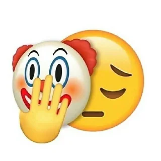 🤡 emoji My Honest Reaction(@lelxvx): Telegram sticker 4 of 107