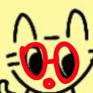 🤓 emoji myhonestreaction_by_mipch_a Telegram sticker 9 of 16