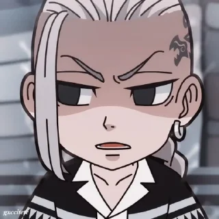 😠 emoji Draken @anime_sticks Telegram sticker 17 of 30
