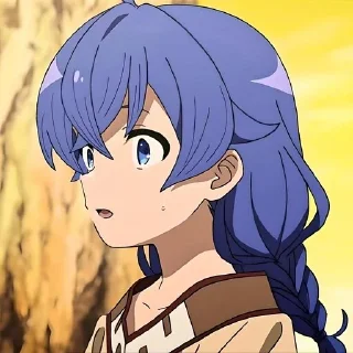 😧 emoji Рокси @anime_sticks Telegram sticker 16 of 20